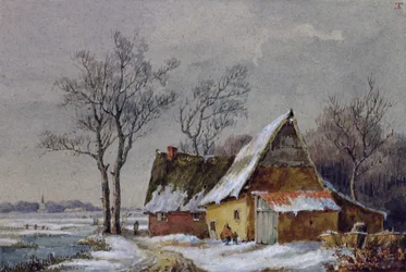 Winterscène in de Lage Landen